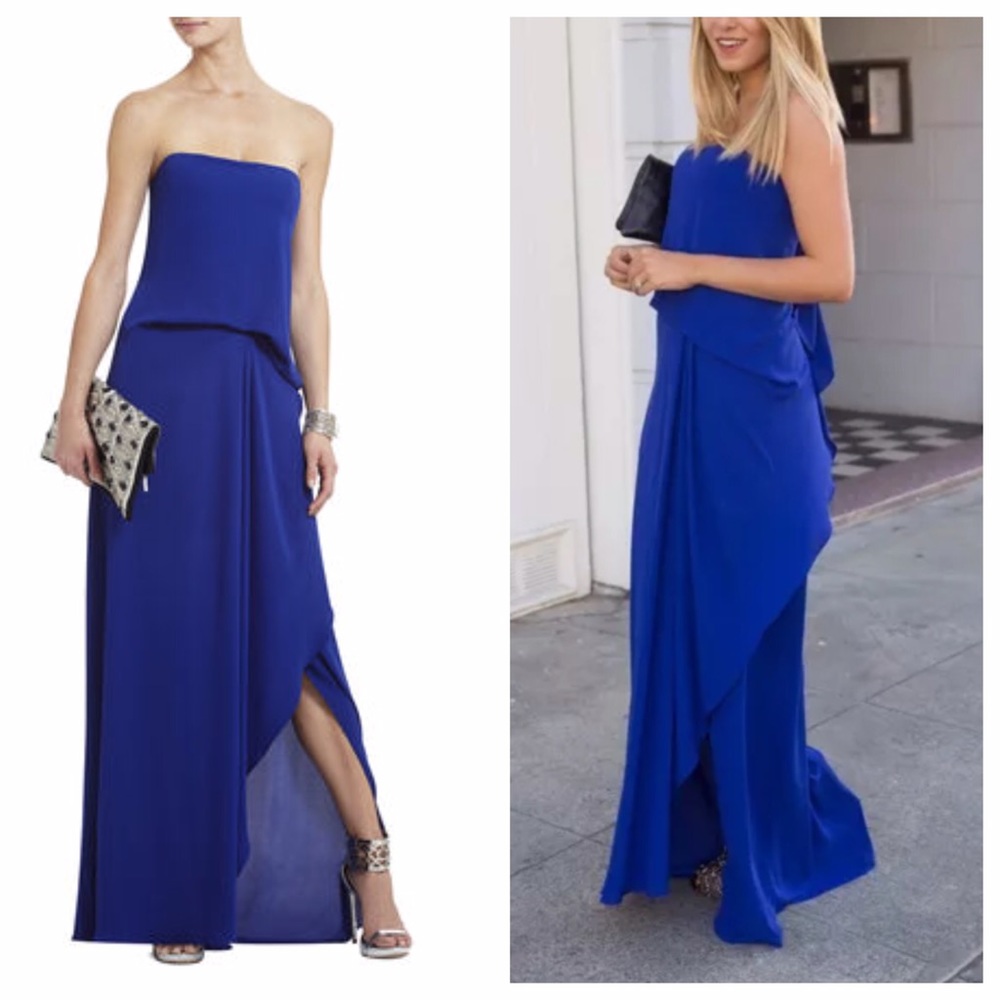 NWT BCBG GRACE STRAPLESS DRESS 4 JULIA ENGEL